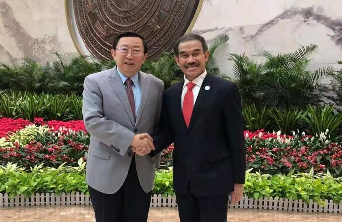 Mr. Xu Ningning met with the Indonesian ambassador to China