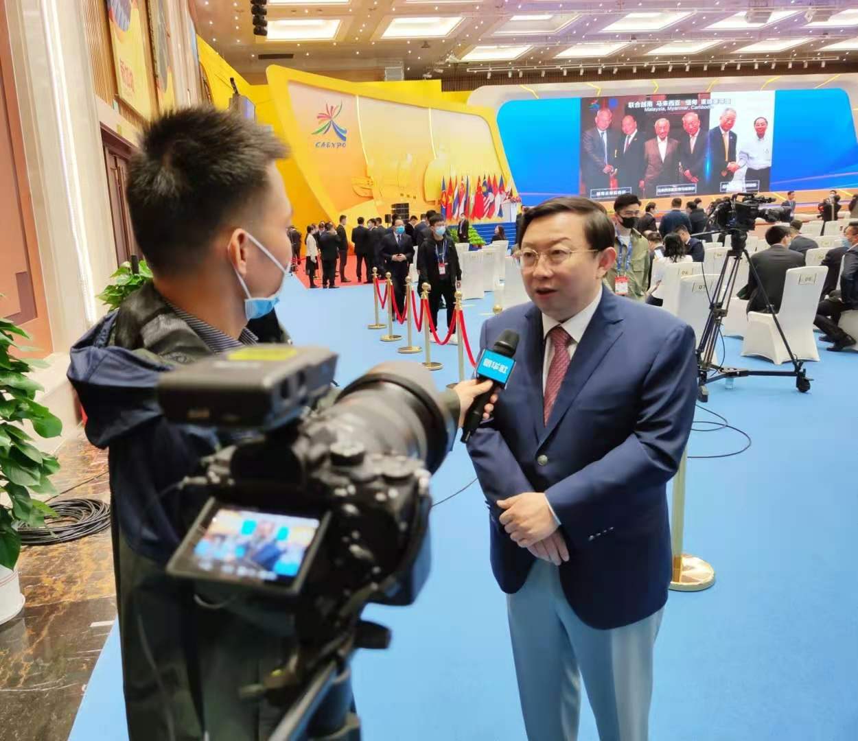 Media interview at the opening ceremony of the China-ASEAN Expo and Summit