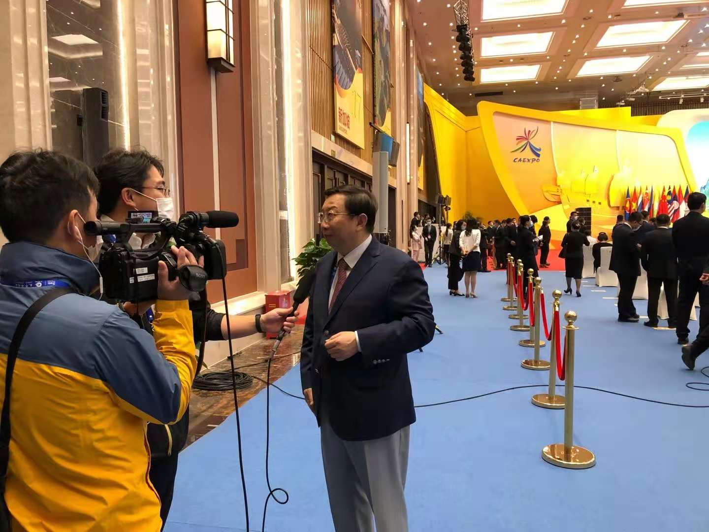 Media interview at the opening ceremony of the China-ASEAN Expo and Summit