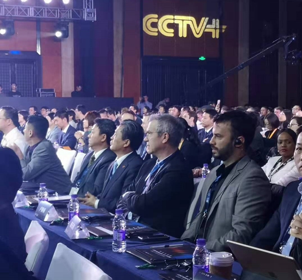陈德海秘书长出席2019CGTN全球媒体峰会暨全球视频媒体论坛开幕式（2019-12-04）